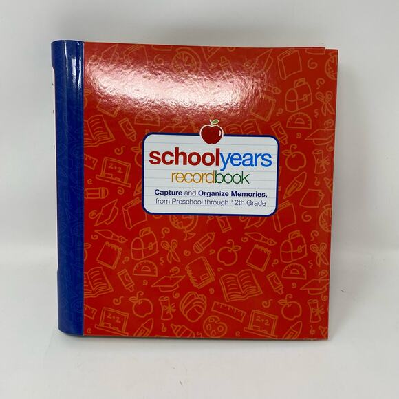 School years record book Preschool through 12 grade memory keeping - Picture 1 of 10
